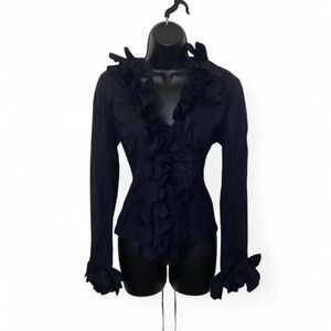 Anne Fontaine Ruffled Blouse